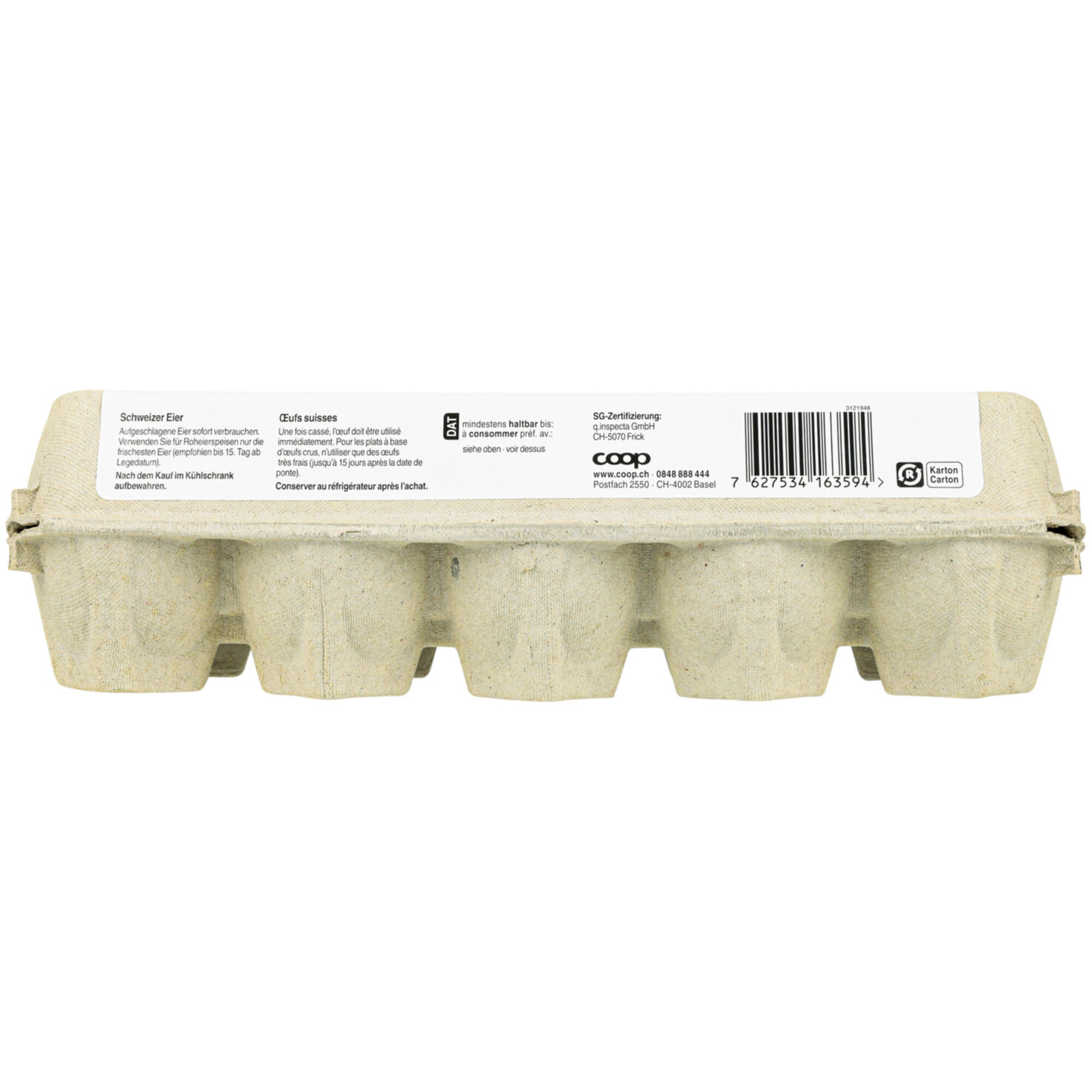 Schweizer Eier Bodenhaltung 53g+ 10 Stück