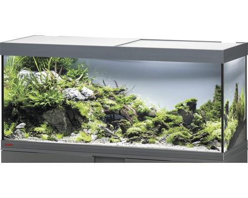 EHEIM Vivaline 240 aquarium met LED-verlichting, verwarming, filter, zonder kast, antraciet