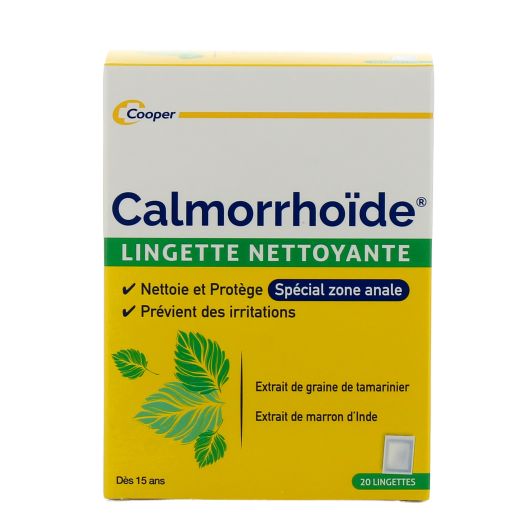 Calmorrhoïde Troubles Hémorroïdaires - Lingettes pour hémorroïdes