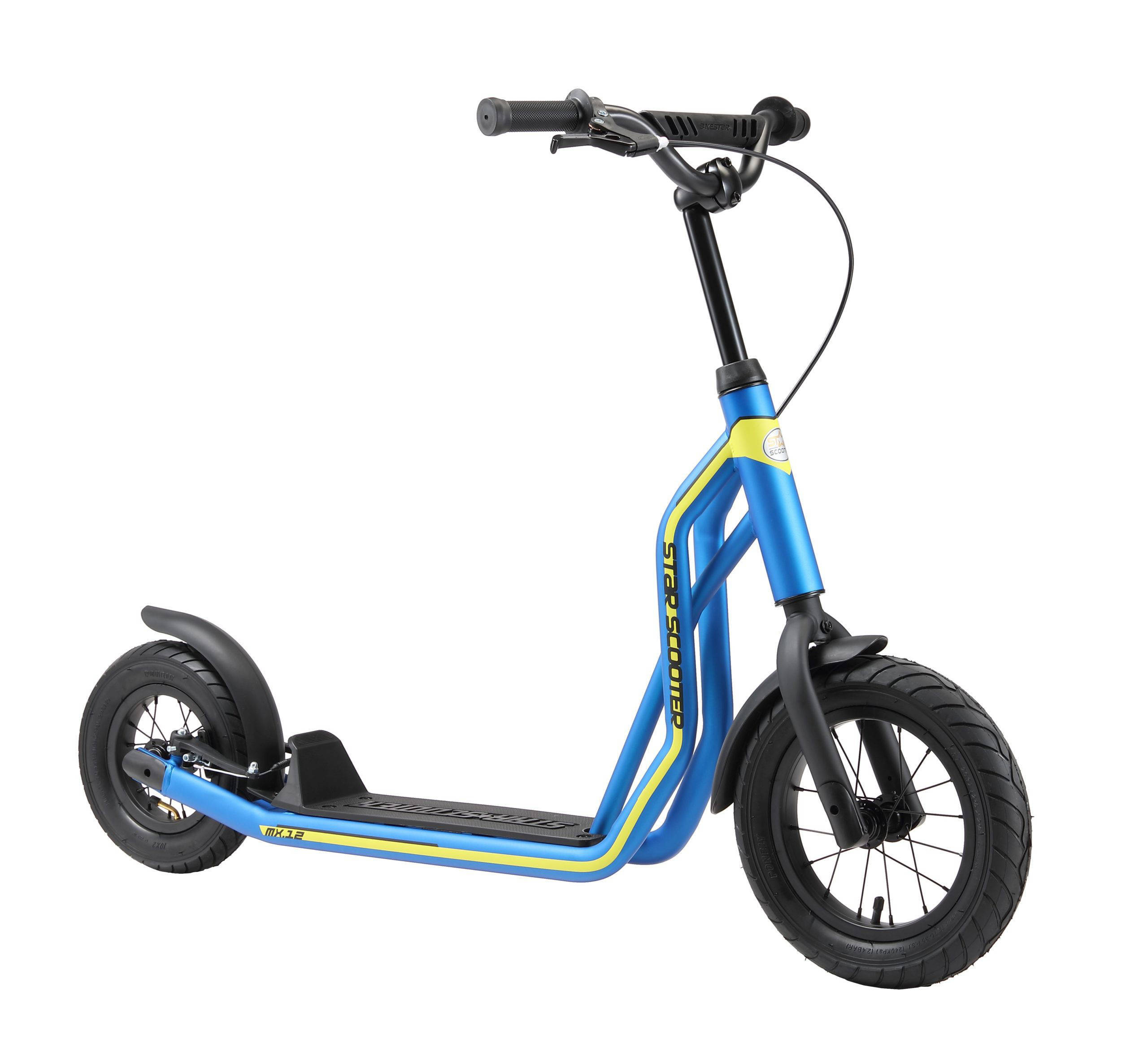 STAR SCOOTER Autoped, 12 inch + 10 inch, blauw