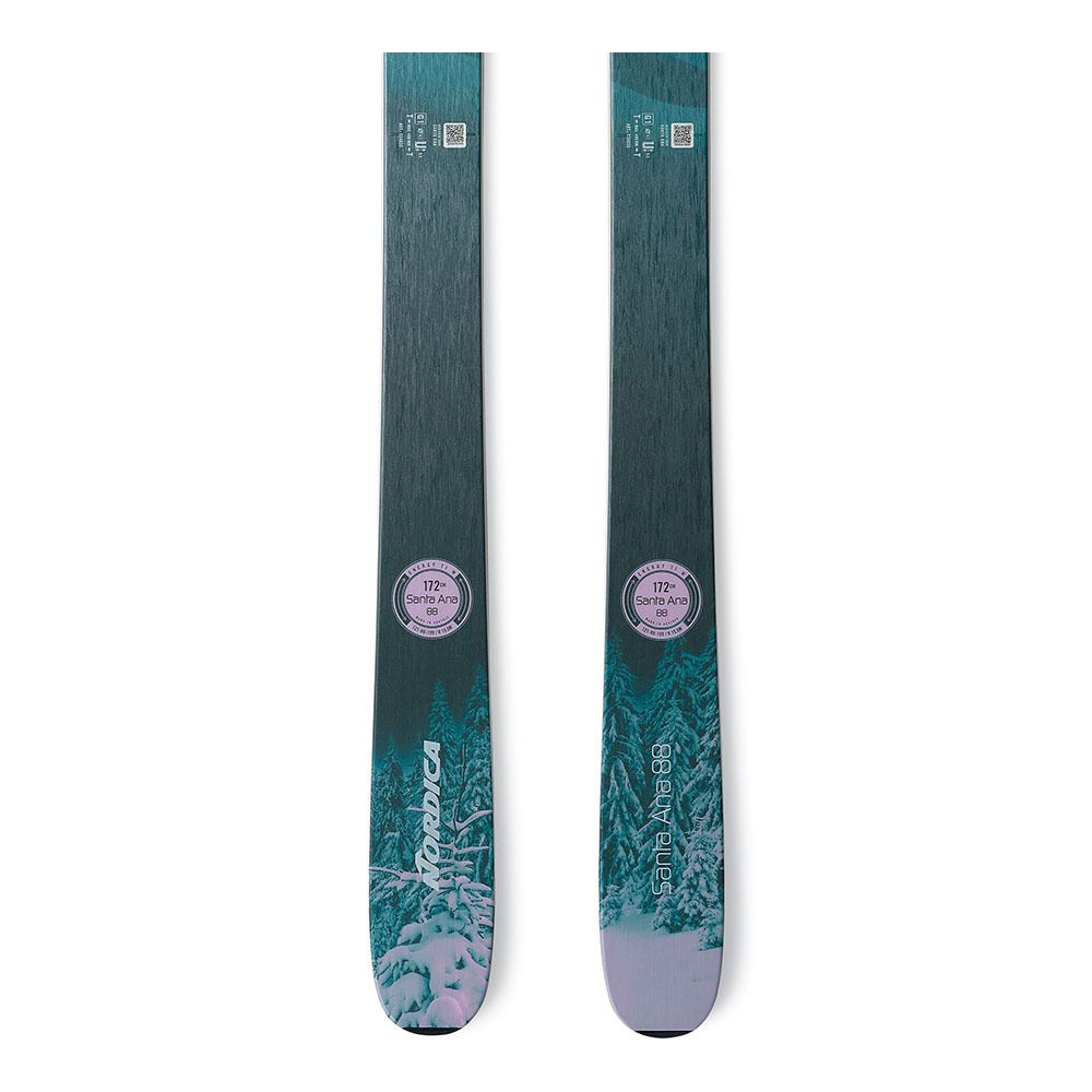 Nordica SANTA ANA 88 - Skis all-mountain Femme rose/vert metalligue