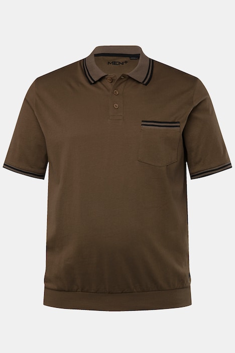Men+ Poloshirt Bauchfit, Halbarm, Polokragen, bis 8 XL