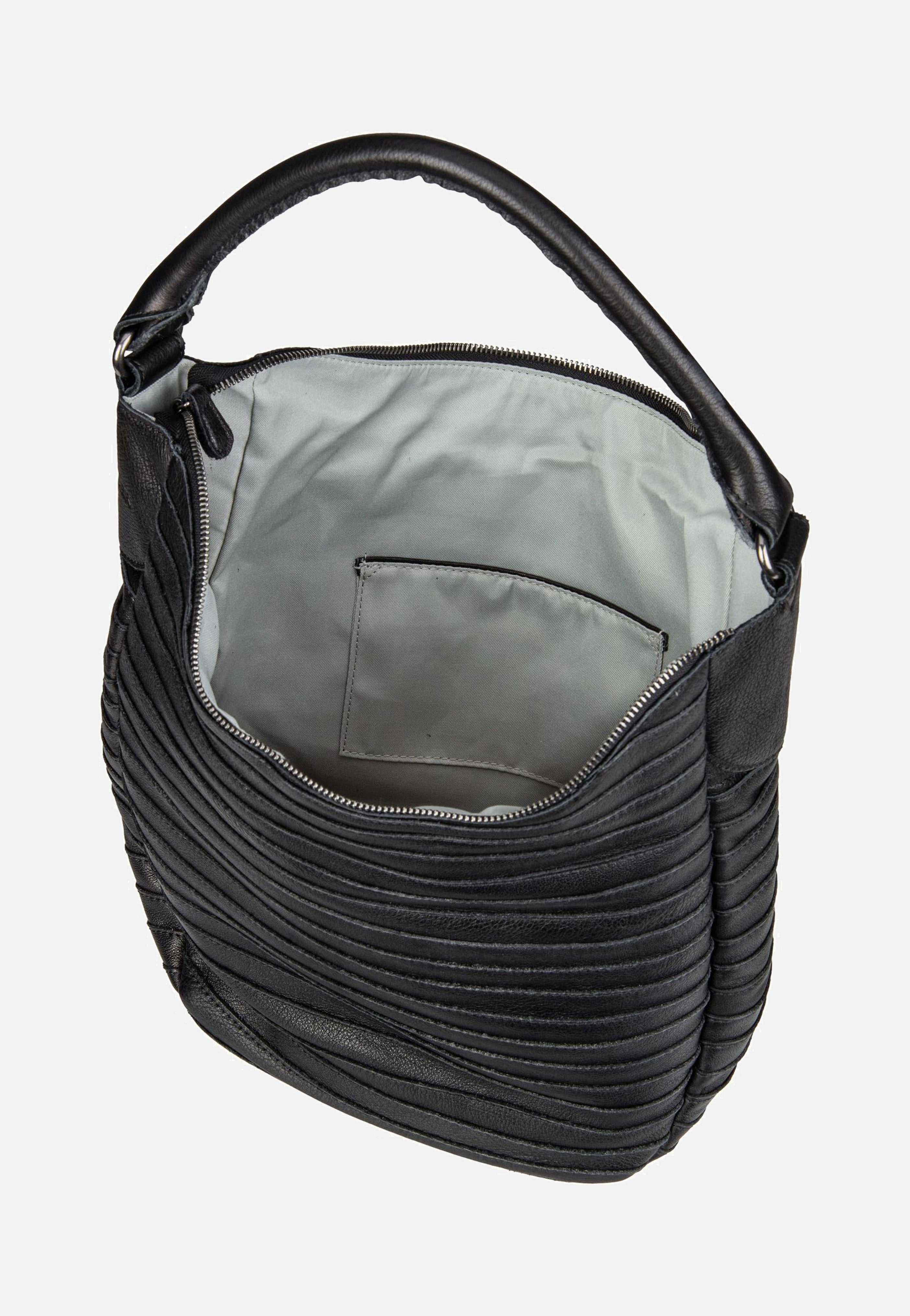 Gürteltier S 971s Black - Hobo Bag