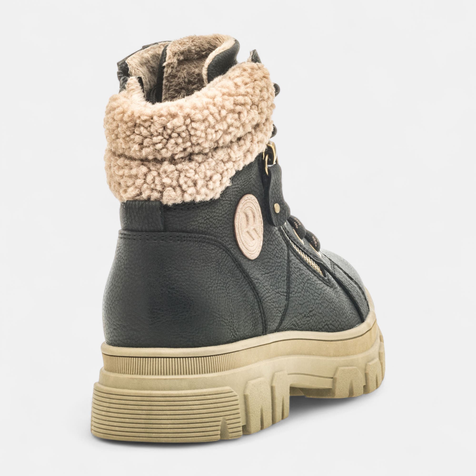 Baskets hautes Femme noir