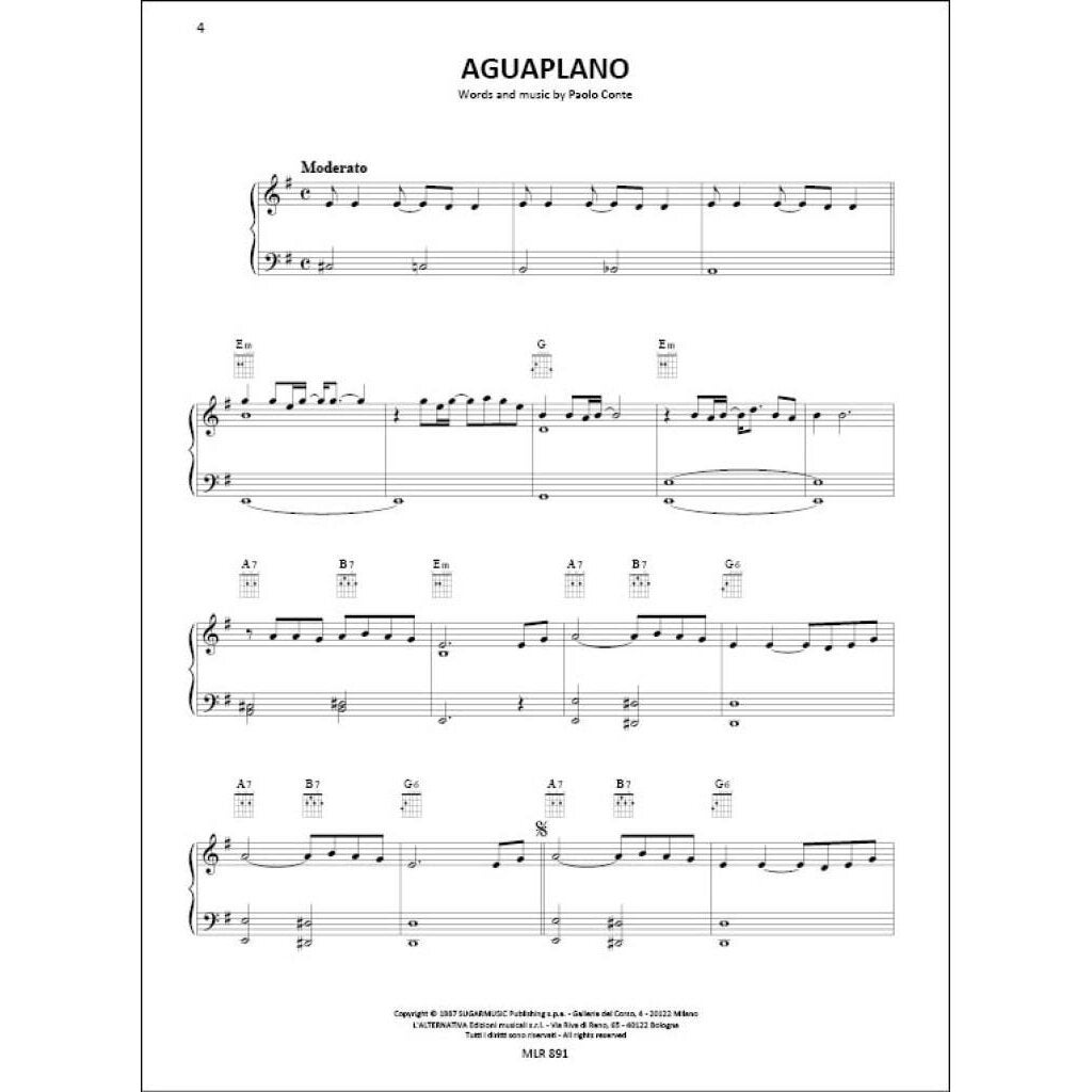 Hal Leonard The Essential Paolo Conte voor piano, gitaar en zang