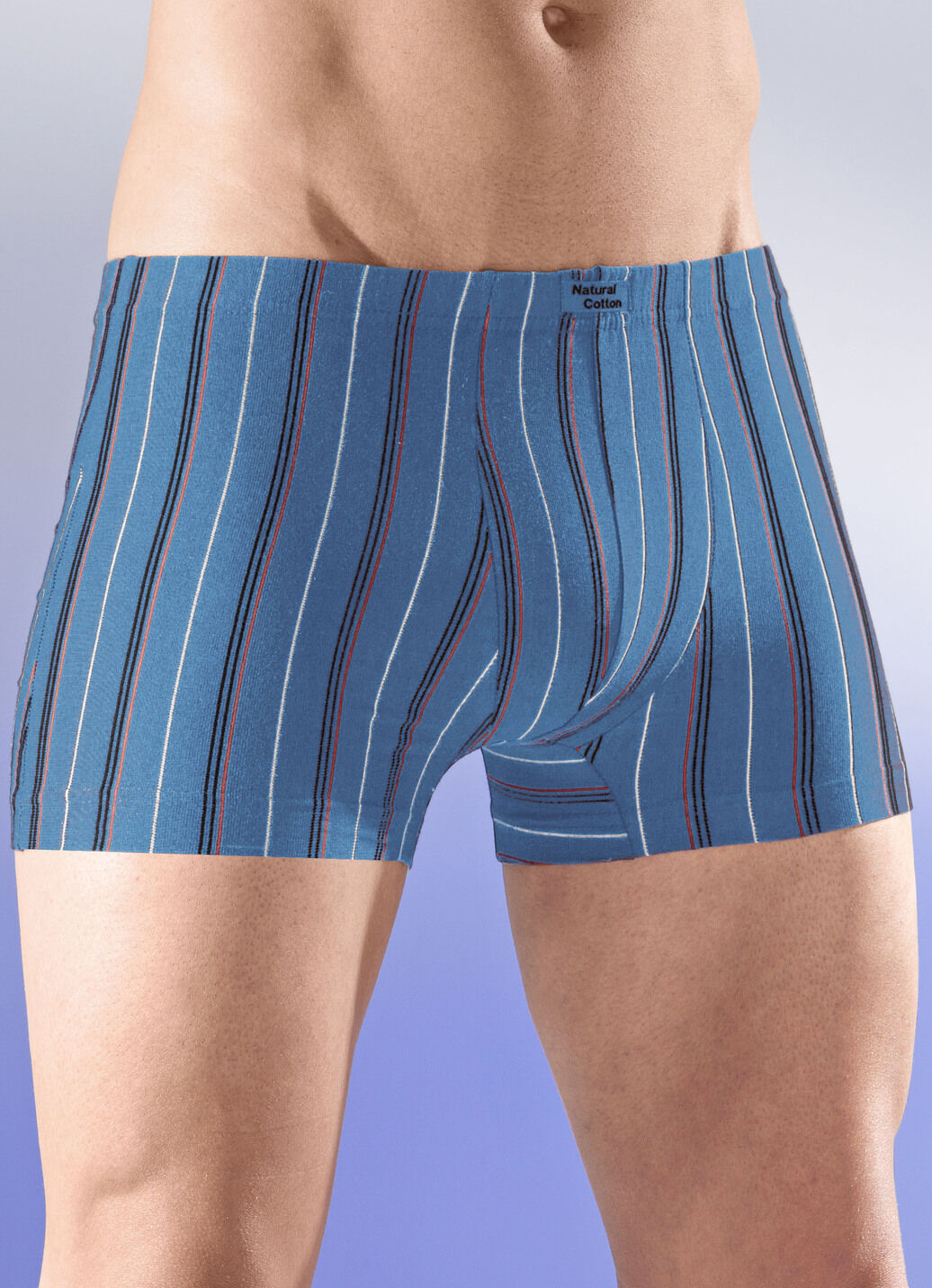 Sechserpack Pants mit Streifendessin