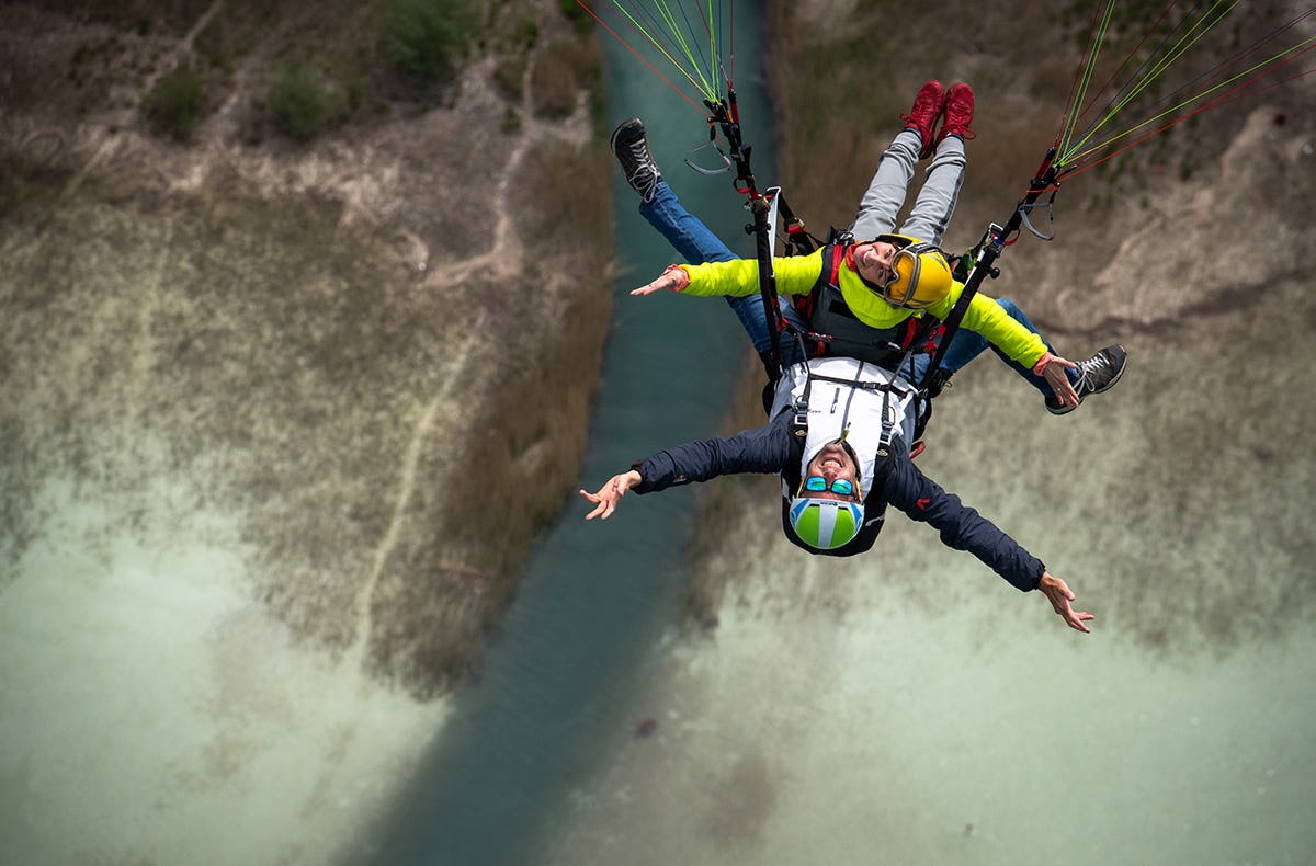 Gleitschirm Thermikflug Samerberg