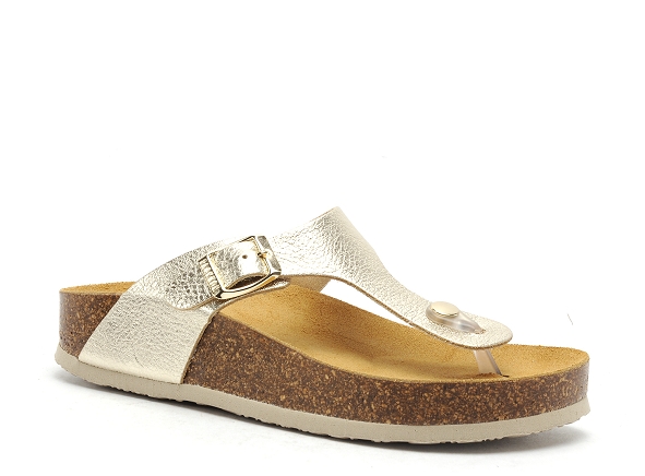 Plakton mules et sabots plats femme cp bolero or