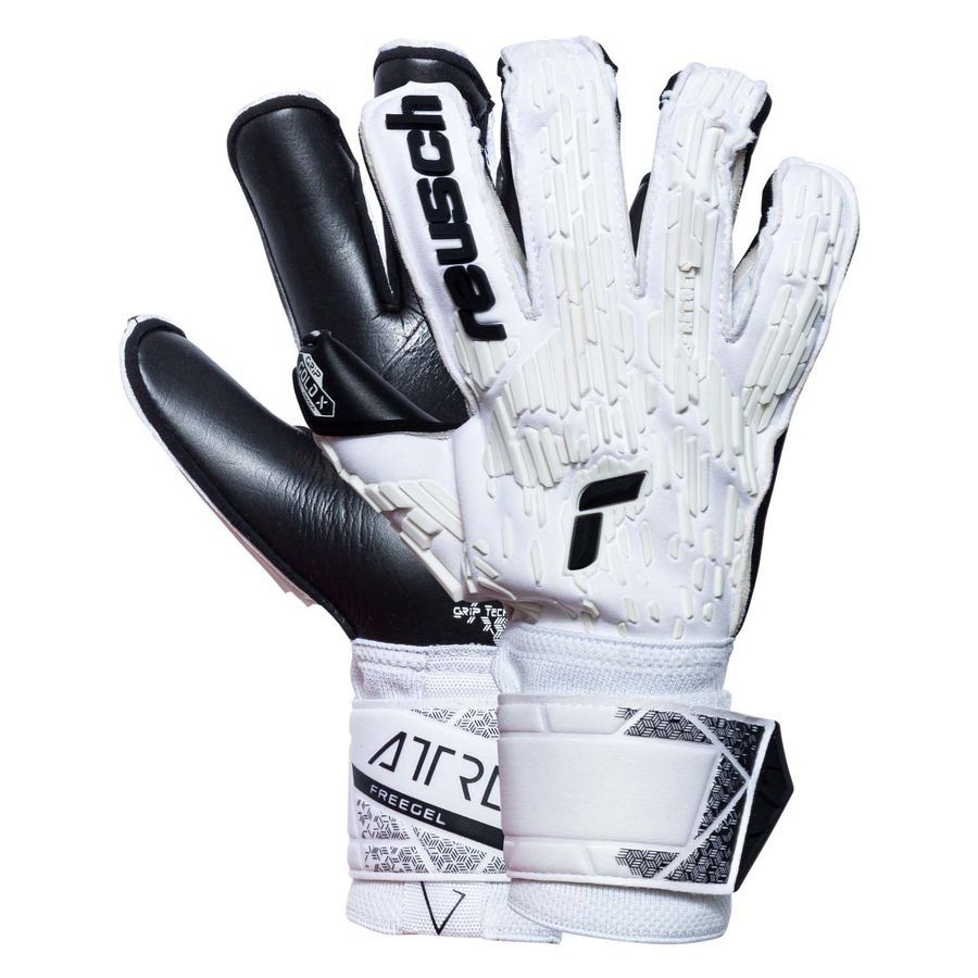 Reusch Gants de Gardien Attrakt FreeGel Gold X Evolution Shine Bright - Blanc/Noir