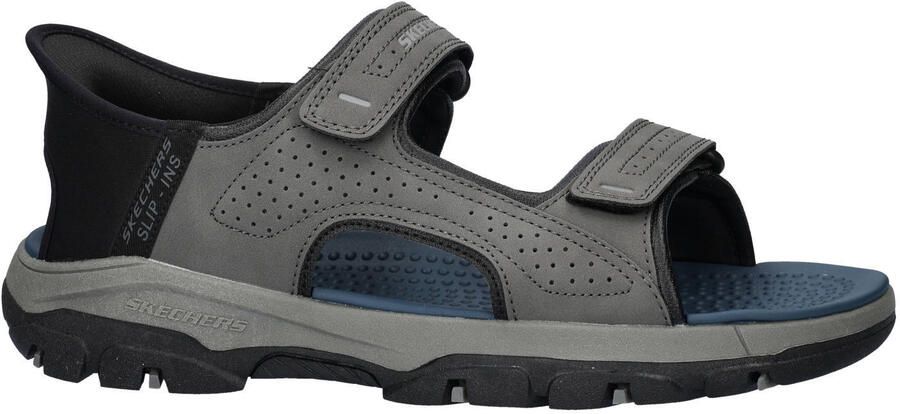Skechers Hands Free Slip-Ins Tresmen imitatieleren sandalen grijs