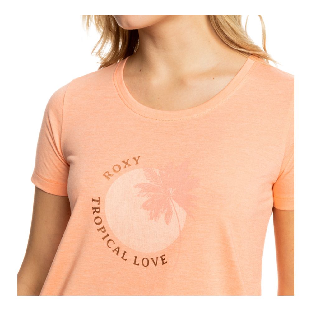 Roxy CHASING THE WAVE - Tee-shirt Femme papaya punch