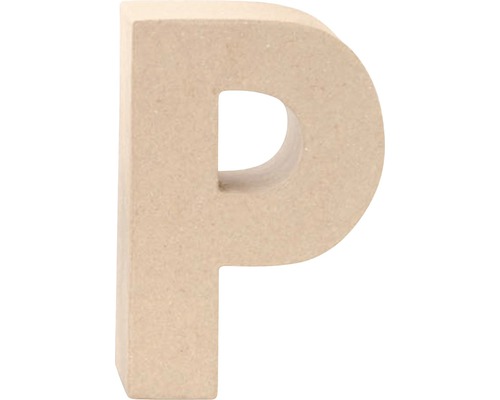 Letter P, karton, 17,5 x 5,5 cm