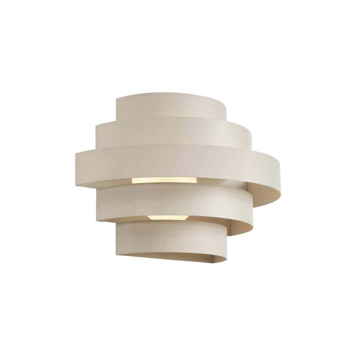 Moderne wandlamp beige incl. LED 3-staps dimbaar - Lines