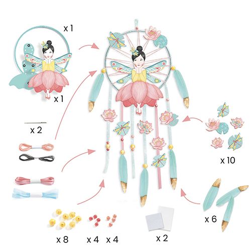 Djeco knutselset diy dromenvanger - lotus fee