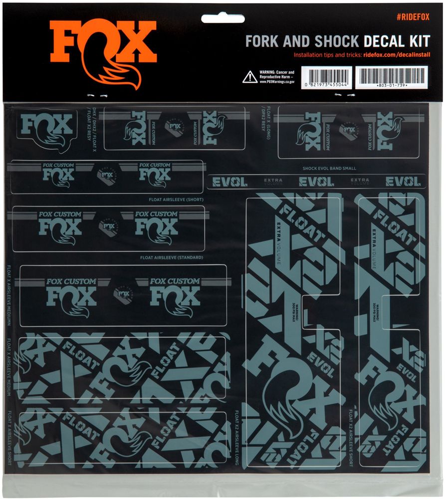 Fox Racing Shox Custom Fork und Shox Kit Aufkleberset kaufen | Bike-Discount