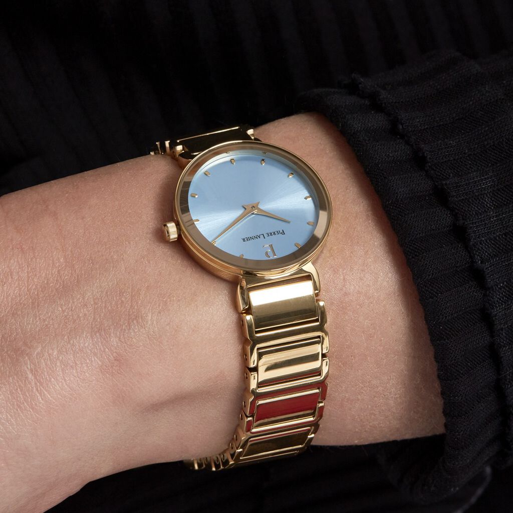 Montre Pierre Lannier Ligne Pure Bleu