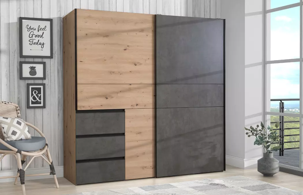 Schwebetürenschrank Winn2 200 x 200 cm