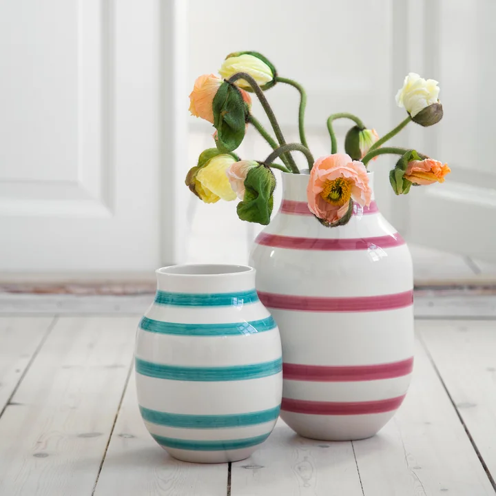 Kähler Design - Omaggio Vase H 31 cm, schwarz