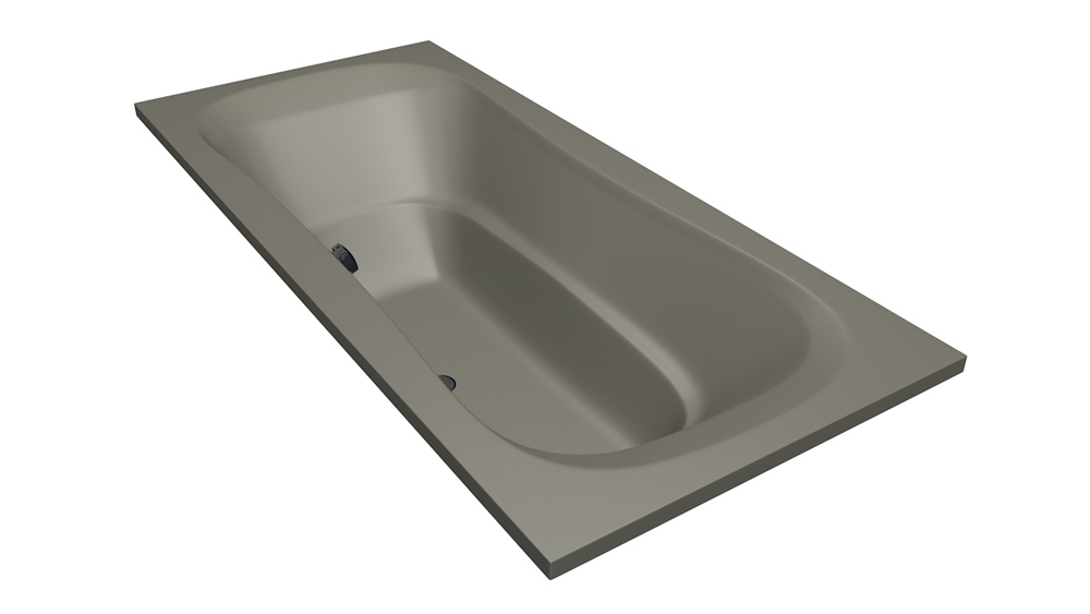 Xenz Nassau duobad 200x90x49cm cement