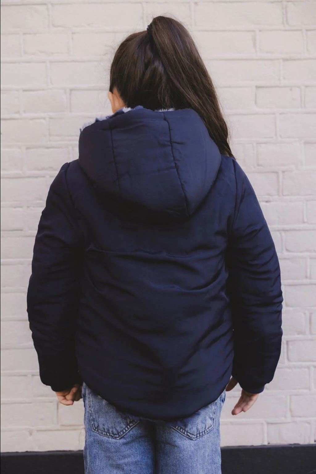 LOOXS little winterjas donkerblauw