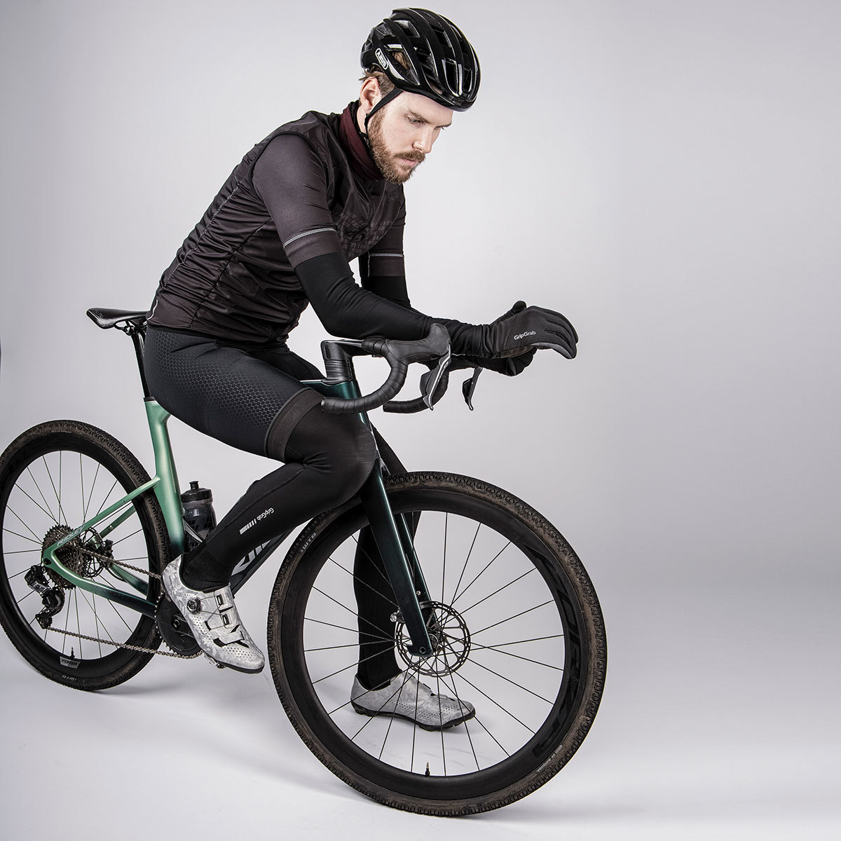 GripGrab Hurricane 2 Windproof Midseason Fietshandschoenen Zwart