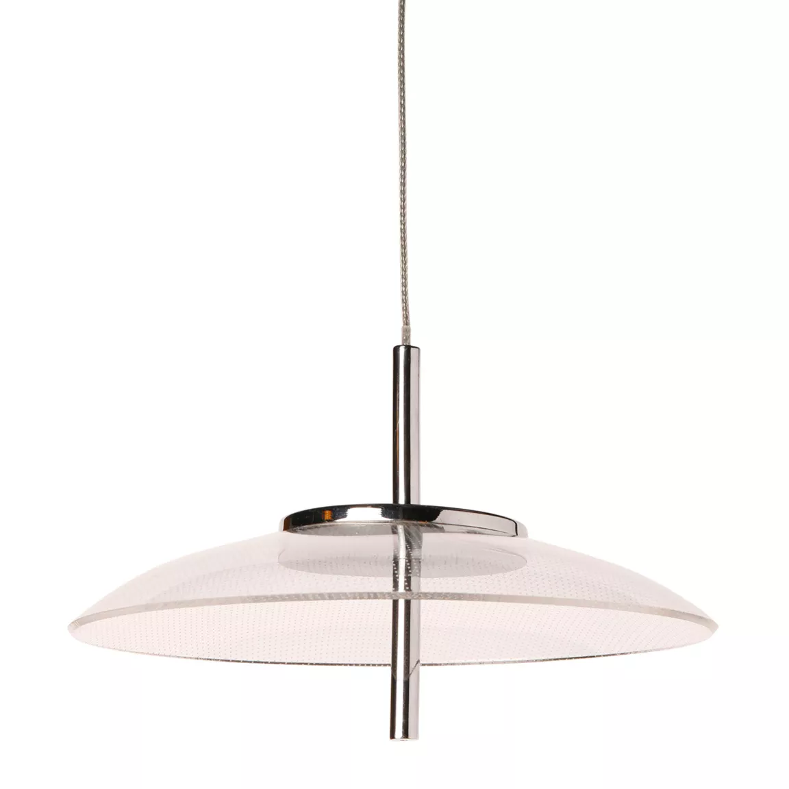 Suspension aluminium sixties LED (D20 cm) UFO Transparent