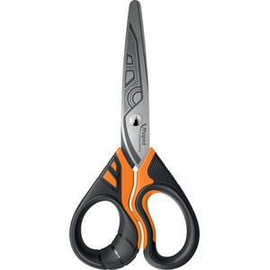 Ciseaux droitiers bouts ronds Maped Sensoft 3D fluo 13,5 cm