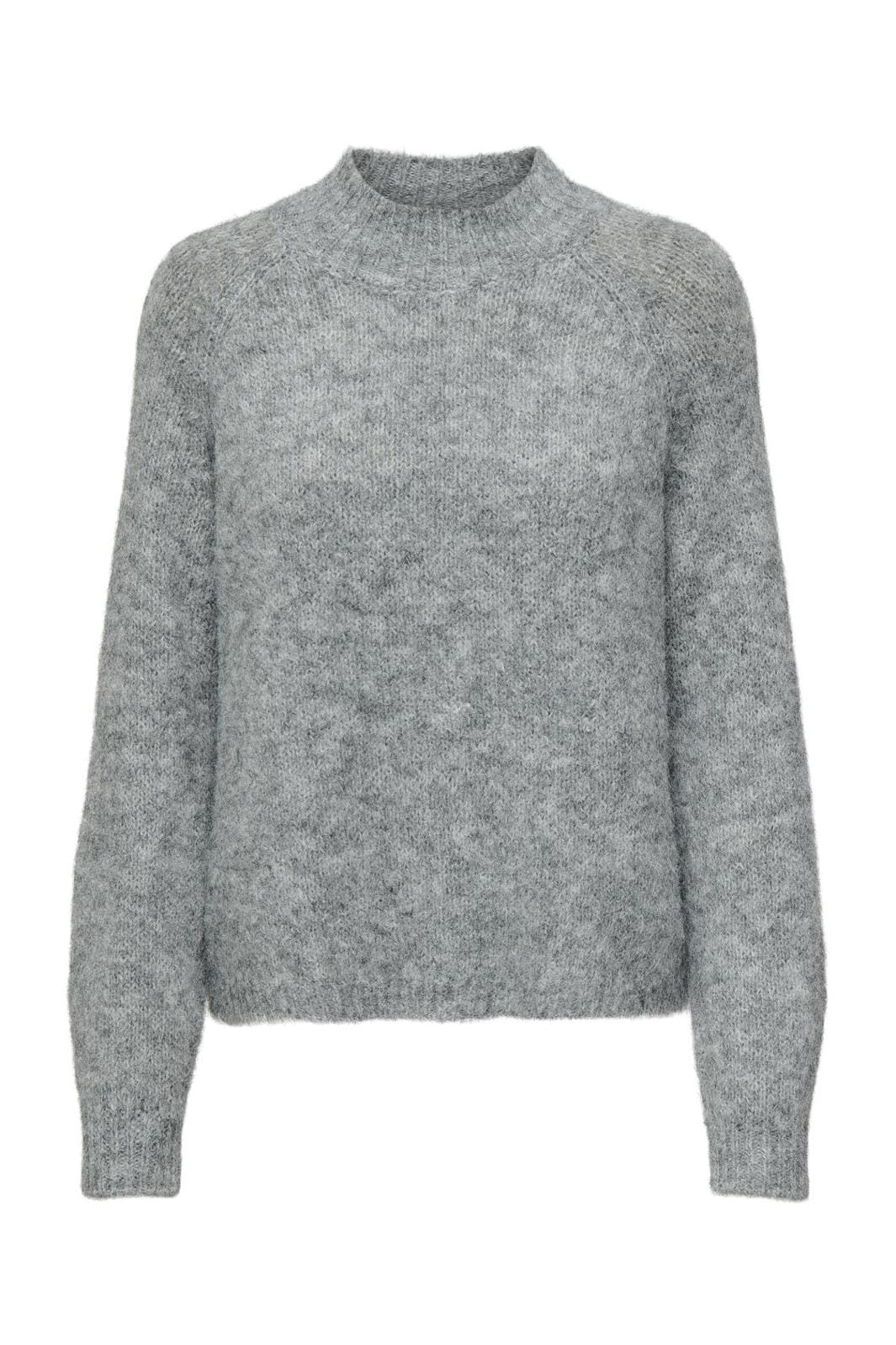 JDY Jdyzoey Life L/S Hn Raglan Pul Knt 4506112 light grey melange