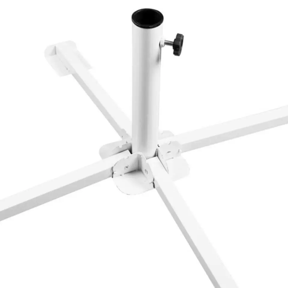 Gerimport parasolvoet/kruisvoet - metaal - 84 x 33 cm - 25/38 mm