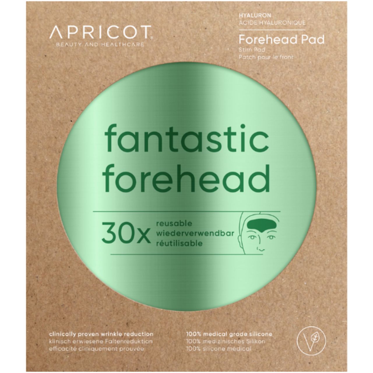 APRICOT Stirn Pad mit Hyaluron