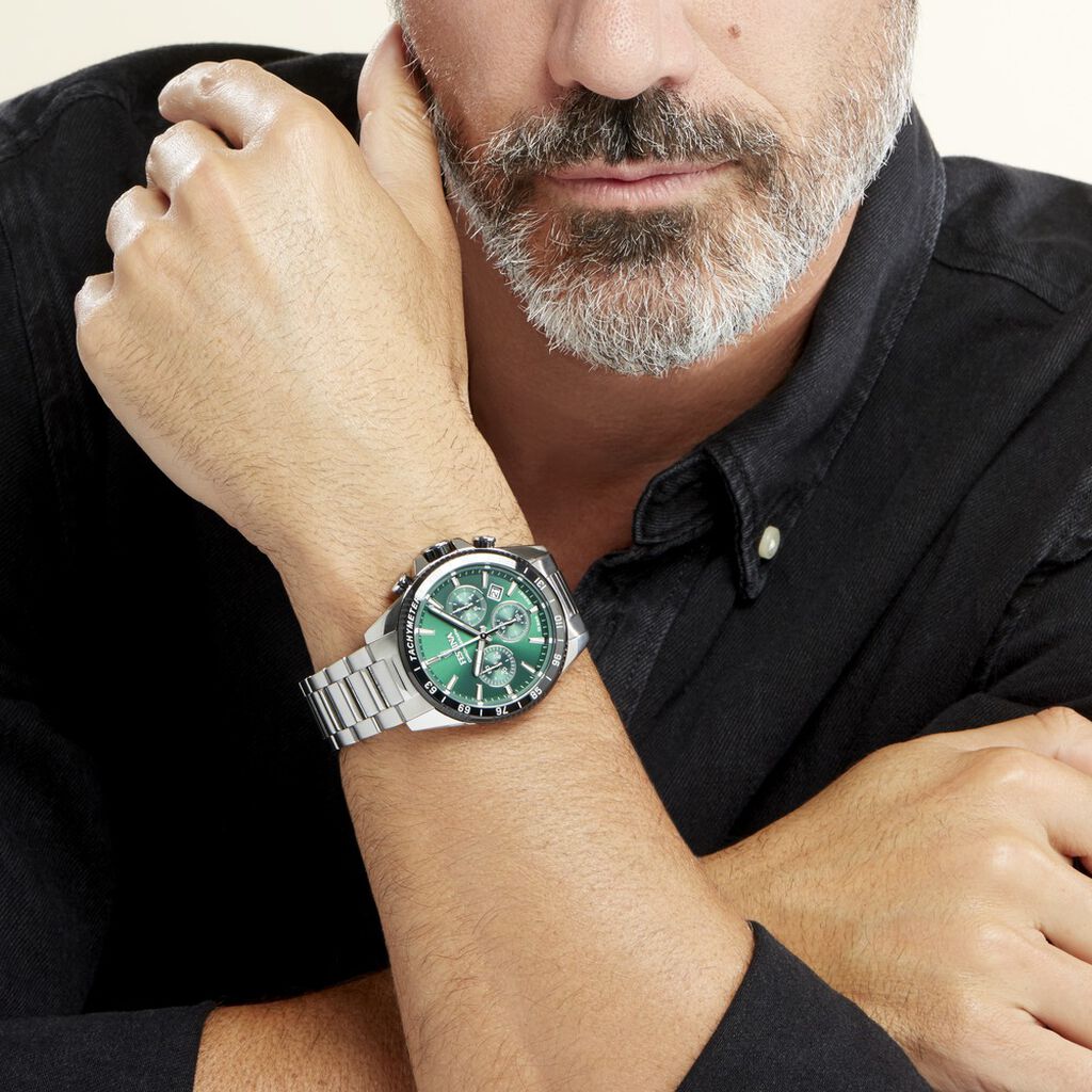 Montre Festina Timeless Chronographe Vert