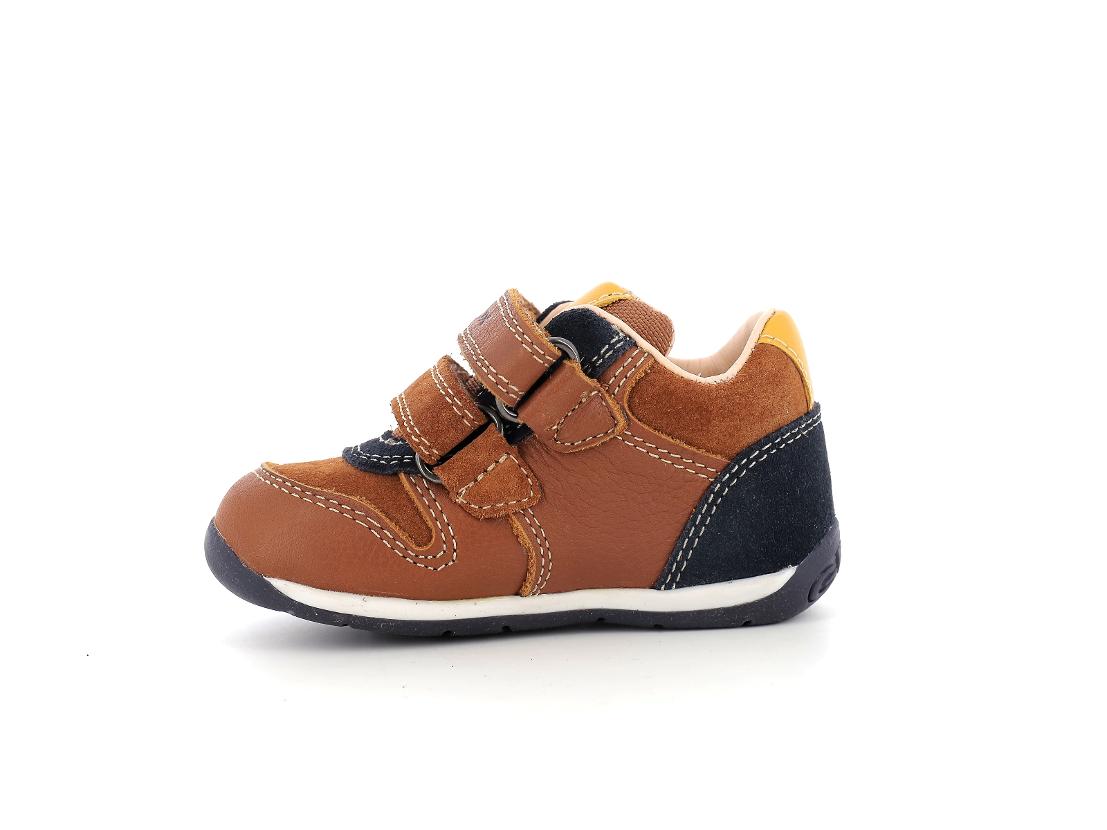 Geox-B EACH BOY-B260BA Cuir Multi-Marron