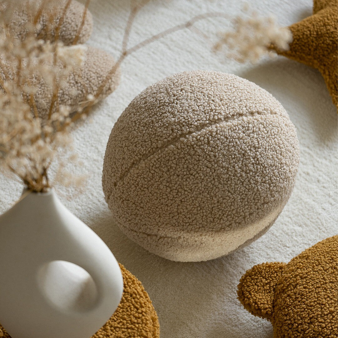 Wigiwama kussen bal - biscuit