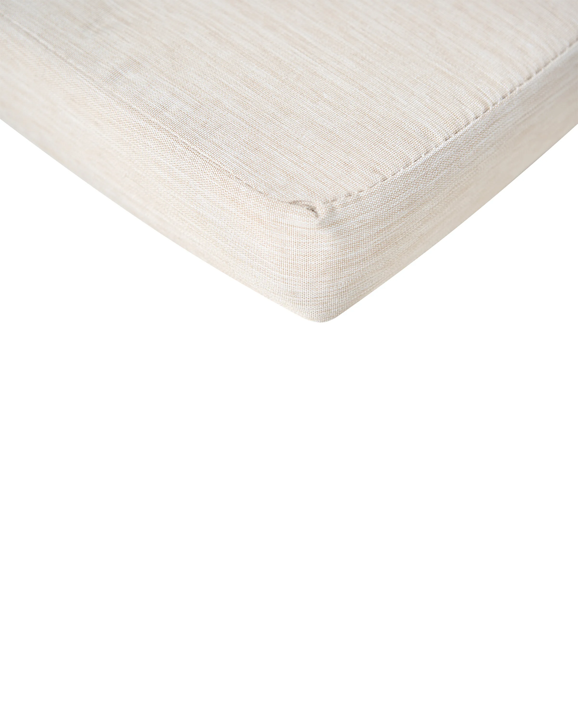 Set van 2 stoelen met zitkussen AMANTEA PREMIUM Acaciahout Lichtbeige