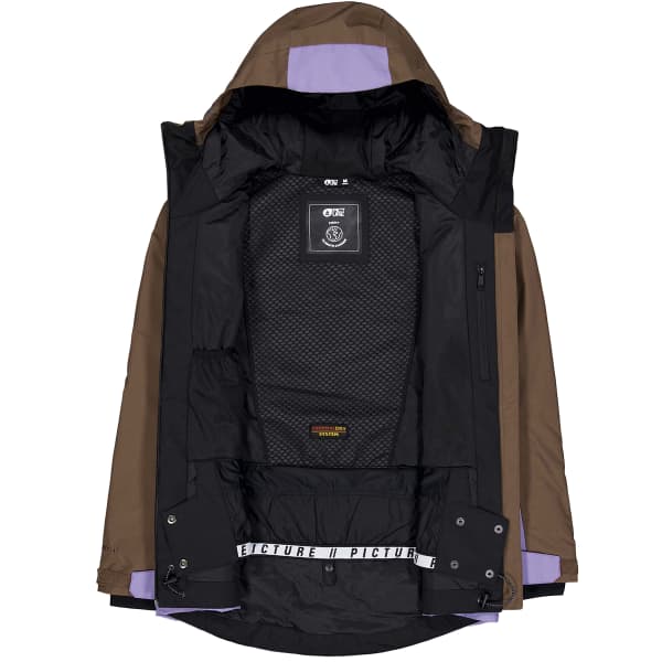 Veste de ski PICTURE SEEN JKT COCOA BROWN PAISLEY