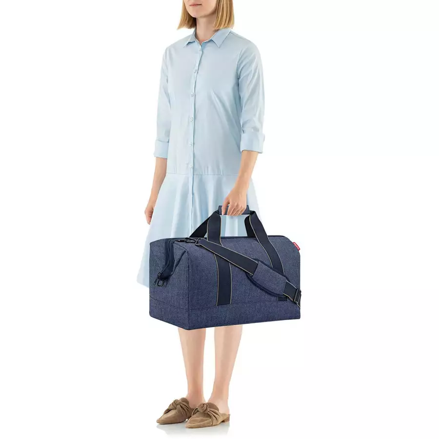 reisenthel travelling allrounder L - Reisetasche 48 cm herringbone dark blue