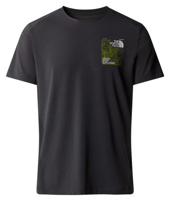 T-Shirt Manches Courtes The North Face Lightning Graphic Gris