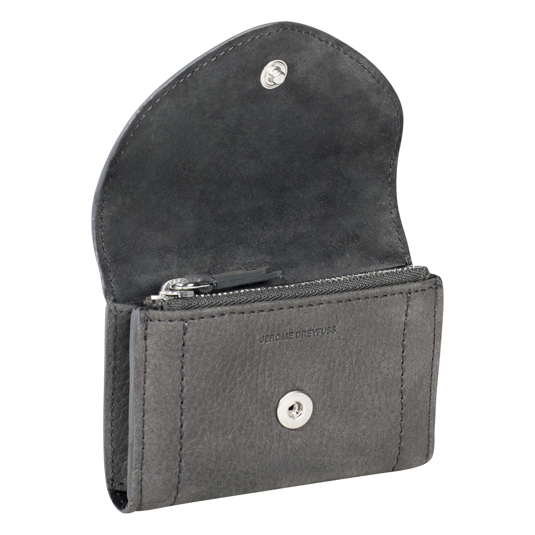 HELMUT PM - Portefeuille en cuir | Gris