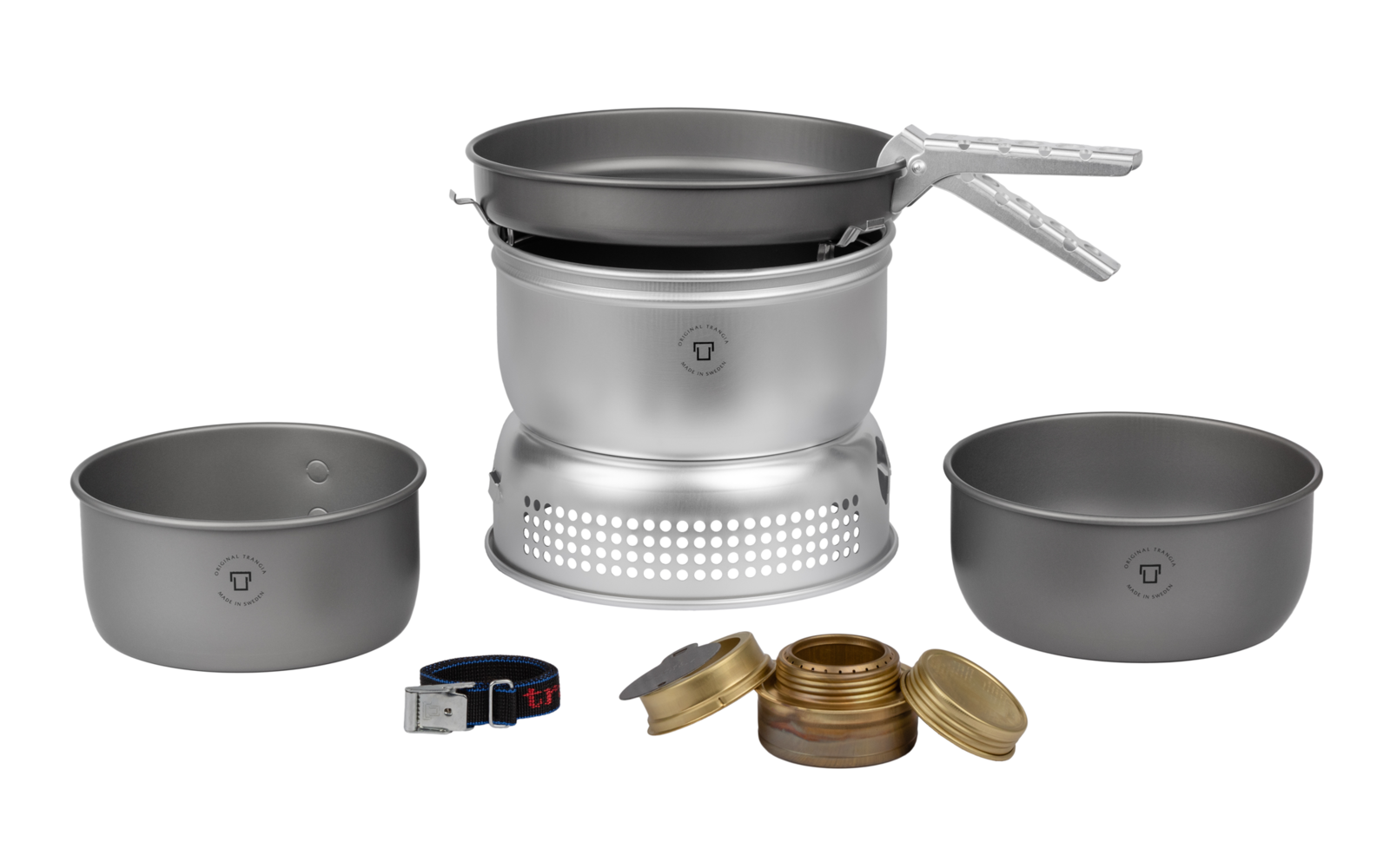 Trangia Trangiakök 25 -1 UL Campingkochset 3- teilig mit Spiritusbrenner Set 1