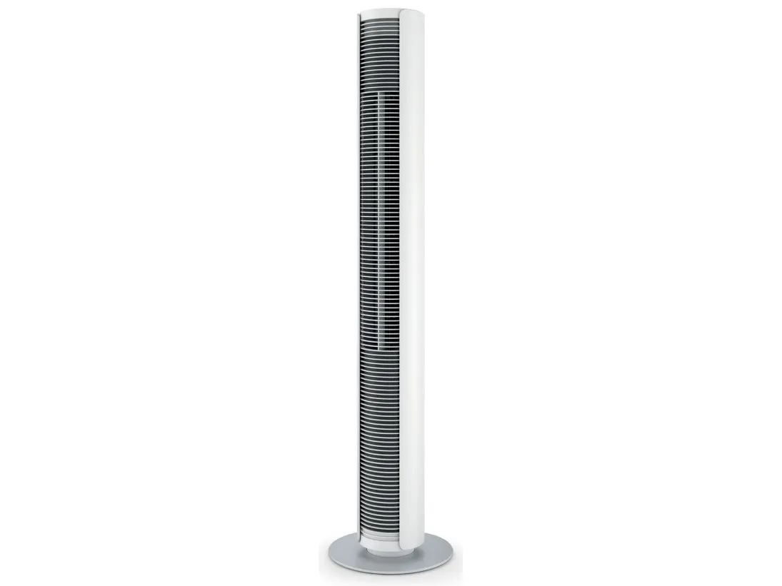 Stadler Form PETER, Husholdning tårnventilator, hvid, Rustfrit stål, Gulv, 52 dB, 13,5 cm, Dreje