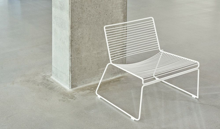 Hay Hee Lounge fauteuil buiten wit