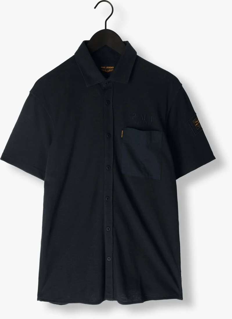 PME LEGEND blauwe pme legend polo short sleeve shirt ctn jersey slub abate