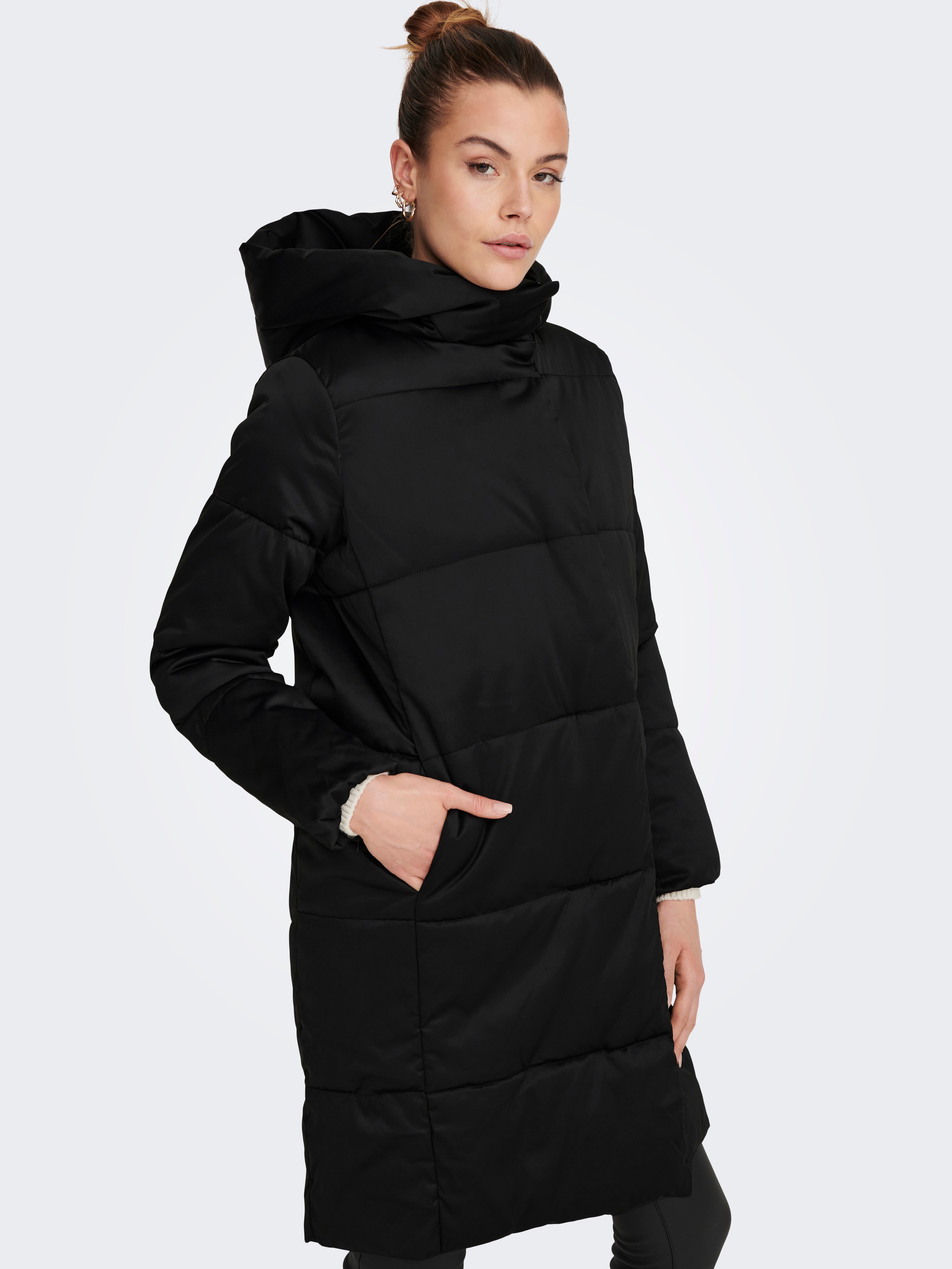 JDYMUSTANG Steppmantel Black