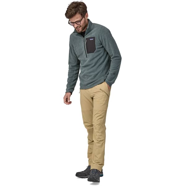 Sweat polaire randonnée PATAGONIA M'S R1 AIR ZIP NECK NOUVEAU GREEN