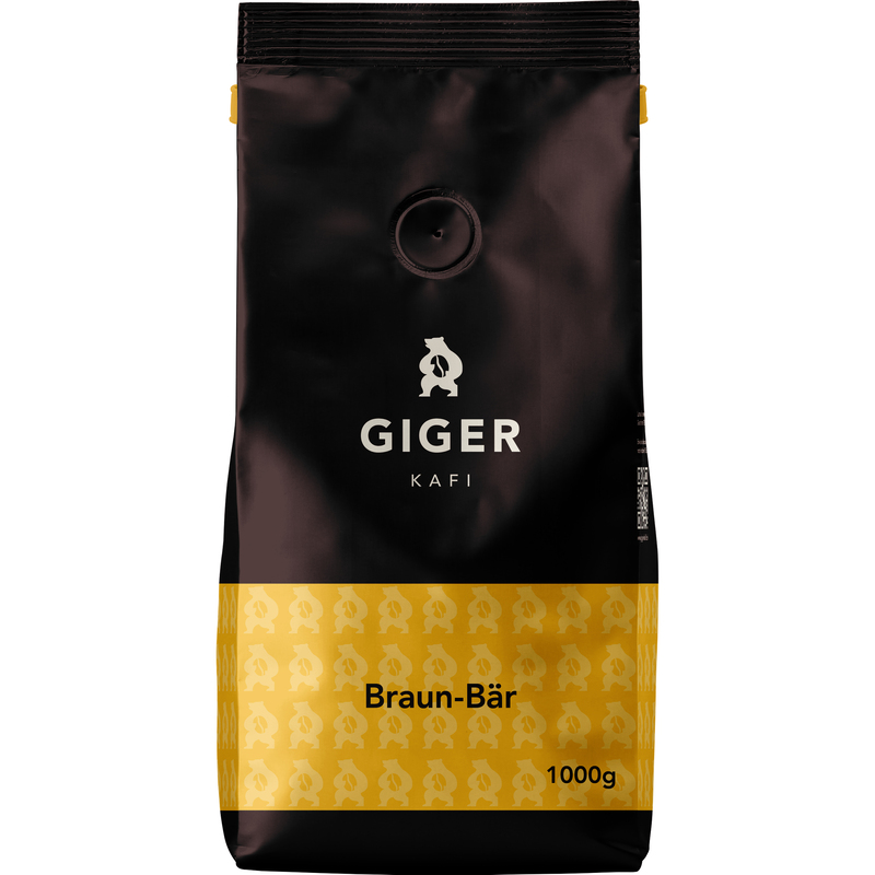 Giger Bohnenkaffee Braun-Bär, 1000 g, 1 Stück