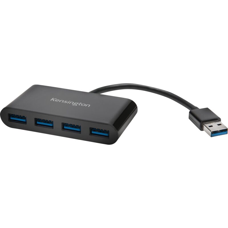 Kensington Hub 4 ports USB 3.0 UH4000 — Noir