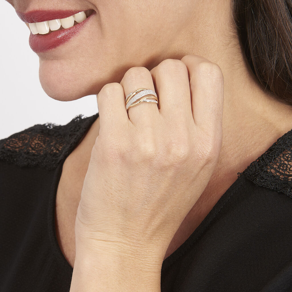 Bague Nila Or Jaune Diamant