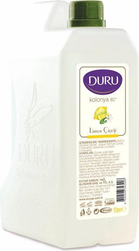 Duru - Lemon Cologne - 1 Liter - Huidvriendelijk