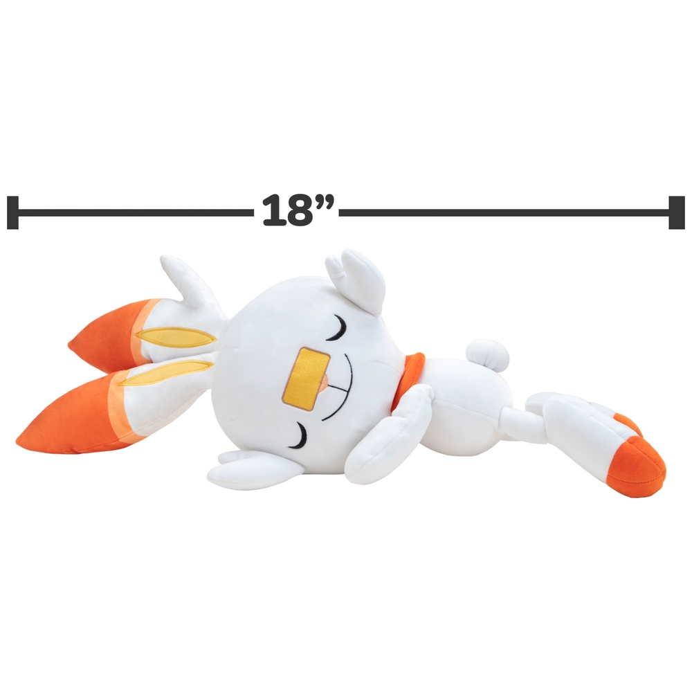 Pokémon 45 cm Hopplo, schlafendes Plüschtier