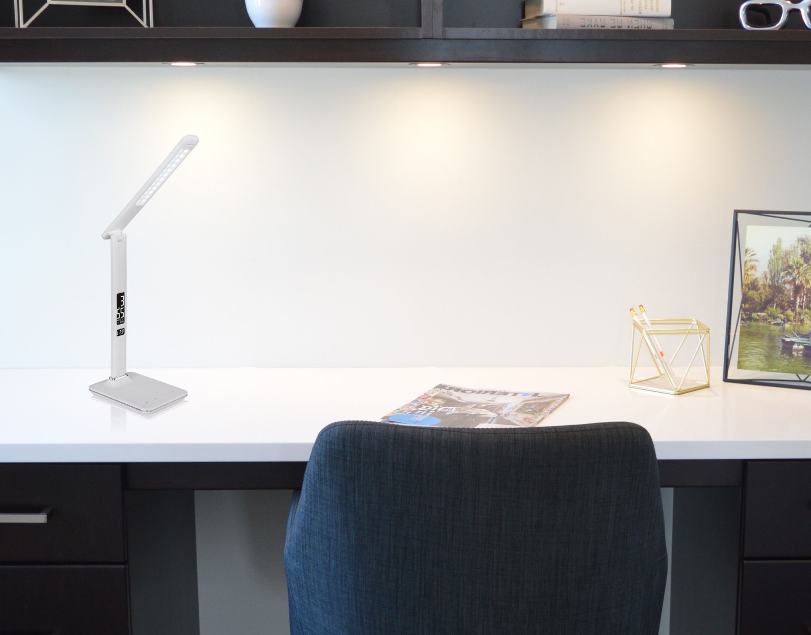 LED-Tischleuchte - weiß - dimmbar